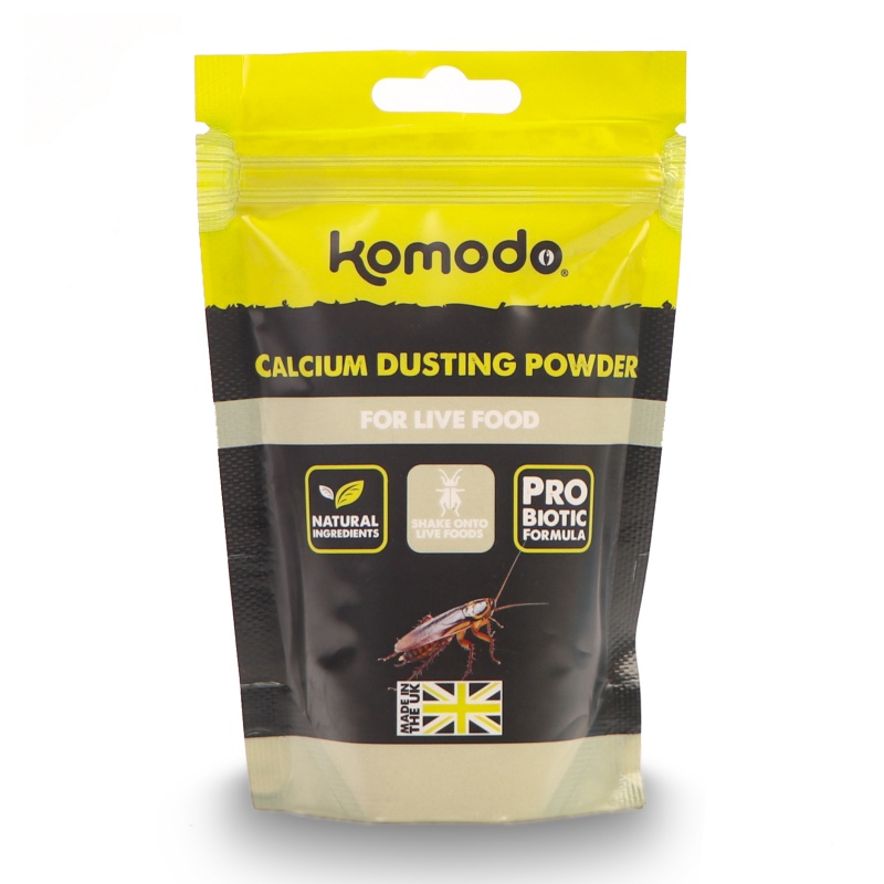 Komodo Calcium Dusting Powder 200g - lime with vitamin D3